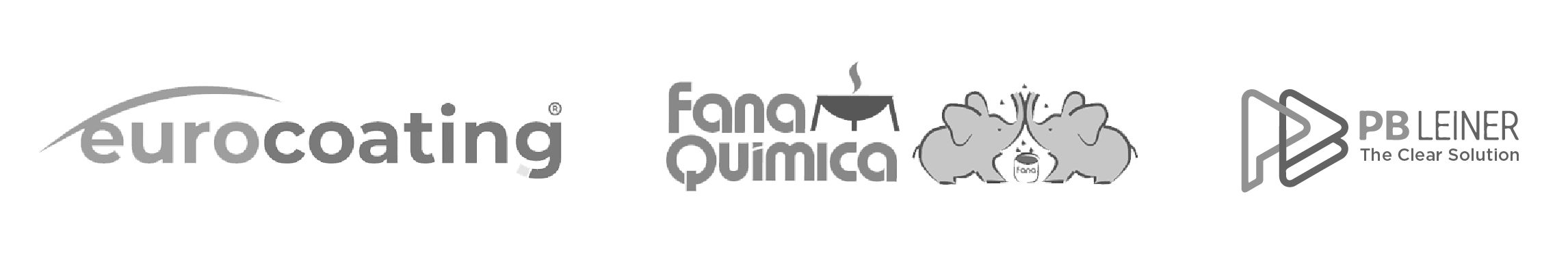 logos clientes eurocoating, Fana Quimica, PB Leiner
